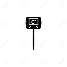 Different foods respond differently when cooked. Digital Meat Thermometer Silhouette Icon Clipart Image Isolated On White Background Royalty Free Cliparts Vectors And Stock Illustration Image 140191257