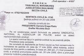 Hotarare judecatoreasca actul final al judecatii, actul de dispozitie al instantei, cu privire la litigiul dintre parti, act cu caracter jurisdictional. Inspectorul Sef Ioan Isac Terminat Psihic Curtea De Apel Cluj Il Obliga Sa L Primeasca Pe Agentul Viorel Stroe La Sedintele Operative Ale Politiei Maramures Ziarmm