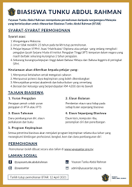 Check spelling or type a new query. Biasiswa Yayasan Tunku Abdul Rahman Btar 2021