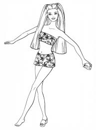 Free printable barbie doll coloring pages. 40 Free Barbie Coloring Pages Printable