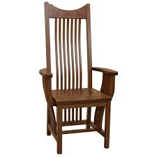 The Royal Mission Arm Chair With Wood Seat Possesses The Simple Yet Graceful Look Of The Arts Crafts Style Barn Furniture Mission Style Furniture Furniture