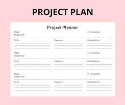 Project Management Scheduling Milestone Timeline Charts And Project Planner Spreadsheet Template For Digital Download