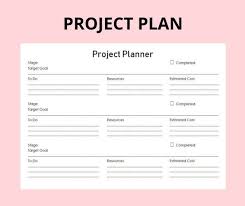 project management scheduling milestone timeline charts and project planner spreadsheet template for digital download