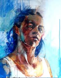 Using acrylic texture mediums is one of the easy acrylic painting ideas that you must try as a beginner. 7 Step Acrylic Self Portrait Tutorial By Aine Divine Ken Bromley Art Supplies