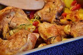 Cosce Di Pollo Al Forno Con Patate Pourfemme