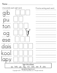 Free printable alphabet letters upper and lower case tracing worksheets activity with image. Jumbled Words Worksheets For Kindergarten Best Worksheet
