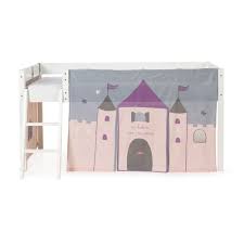 Lit De Princesse Pour Enfant Lit Mi Haut Tente De Lit Chambre Enfant
