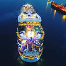 Harmony Of The Seas Leaving Southampton Photo By Aerial Skywalker Photography Biggest Cruise Ship Carribean Cruise Cruise Holidays