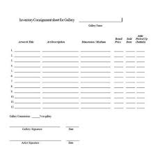 Consignment Agreement Form Templates Excel Template Consignment Contract Template Commission Artist