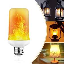 Mygeniusgift Led Flame Light Bulb With Gravity Sensor Bulb Light Bulb Bases E27 Light Bulb