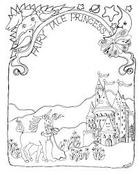 Fairy tale coloring pages online. Fairy Tale Princess Coloring Page