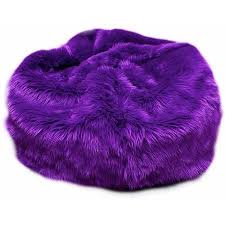 Small Beanbag Multiple Colors And Textures Walmart Com Purple Bean Bags Furry Bean Bag Chair Bean Bag Chair