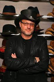 Voice Actor Steve Blum From Star Wars Rebels Wearing A Paler Rider Sharp And Piping With Its Black Finished Leathe American Hat Makers Pale Rider Mens Attire