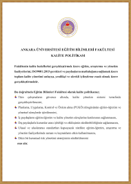 Egitim Bilimleri Fakultesi Ankara Universitesi