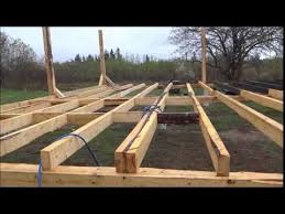 Time Lapsed Video Of Building A House Off The Grid On A Homestead With Home Made Lumber Shed Building Plans Building A House Shed Plans