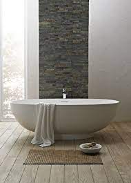 Rivestimenti In Pietra Nel Bagno 20 Esempi Bellissimi A Cui Ispirarsi Bagno Freestanding Ispirazione Bagno Vasca Freestanding