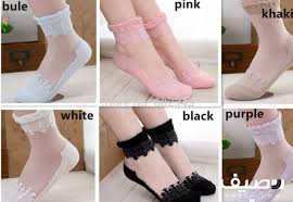 جوارب نسائية فاخرة تركية على شكل حذاء Socks Women Pink Socks Elastic Shorts