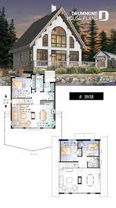 Discover The Plan 3938 The Skylark Which Will Please You For Its 1 2 3 Bedrooms And For Its Cottage Chalet Cabin Styles Craftsman House Plans Cabin House Plans House Layout Plans