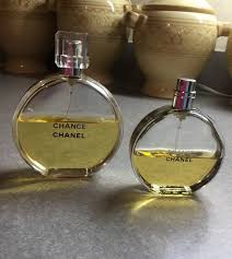 If so, you are not alone. Set Of Two Chanel Chance 1 3 4 Fl Oz Bottle Over Half Full 2 1 7 Fl Oz Bottle About Half Full Both Bottles Chanel Perfume Bottles Metal Bands