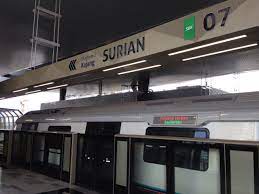Dataran sunway station) is a mass rapid transit (mrt) station under construction that serving the kota damansara in selangor, malaysia. File Mrt Sbk Surian Platform Jpg Wikipedia
