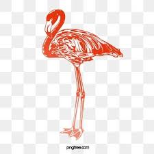 Flamingo Silhouette Standing In Gradient Flamingo Clipart Realism Silhouette Png And Vector With Transparent Background For Free Download Graphic Design Background Templates Flamingo Vector Geometric Background