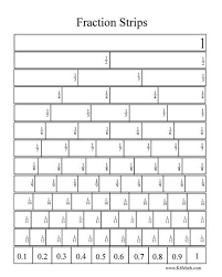 Free Printable Fraction Bars In Black And White And Also