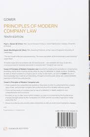(2016) 17 sal ann rev company law 249. Davies P Gower Principles Of Modern Company Law Classics Amazon De Davies Professor Paul Worthington Professor Sarah Fremdsprachige Bucher