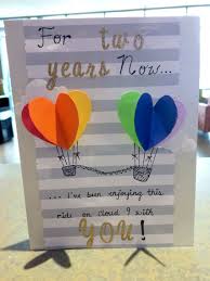 You also can try to find various relevant ideas on this site!. Two Year Anniversary Heart Air Balloon Card Anniversary Scrapbook Dating Anniversary Gifts Anniversary Boyfriend