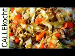 Herzhafte Kohlpfanne Mit Hackfleisch Und Spitzkohl Selber Machen Omas Rezept Ist Auch Noch Low Carb Youtube Omas Rezepte Rezepte Essen Tipps