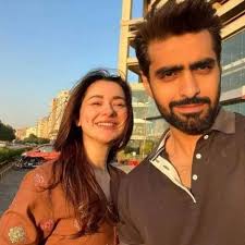 Babar Azam reached Lahore & met Hania Amir to discuss about his captaincy  future 😍