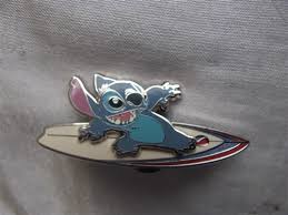 Disney Trading Pin 108288 Stitch On A Surfboard When used, it produces a surfboard with an ornamental stitch on the front. stitch on a surfboard