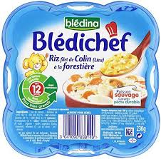 Bledina Bledichef Riz Colin A La Forestiere 230 G Repas Convenant Au Dejeuner De Bebe A Partir De 12 Mois Texture Ad Bledina Nourriture Bebe Cuisine Discount