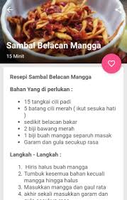 Sambal pencit, or sambal mangga is a type of sambal belacan that is mixed with shredded raw mangoes. Resepi Sambal Belacan For Android Apk Download