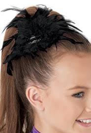 Metal silver hair fascinator comb x 10pcs. Black Feather Hair Piece Dancewear Solutions