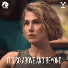 Its So Above And Beyond Jen Landon GIF