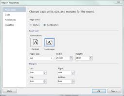 Ssrs Using Page Size And Interactive Size To Manage