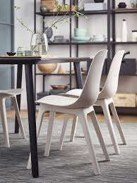 Beaucoup plus solide et durable que du ikea. Odger Eetkamerstoel Wit Beige Ikea Eetkamerstoelen Ikea Eetkamerstoelen Eetkamerstoel Wit