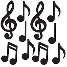 Party supplies 6/12pcs graduation cap cake decoration topper musical note cupcake decorating tools. Mini Musical Notes Silhouette Cutouts 10 Pack Music Dance 1950s Party Decoration 34689067122 Ebay Music Notes Decorations Music Silhouette Music Notes