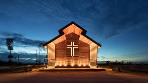 1 (8,524.35 mi) jakarta, indonesia, 10220 Oikumene Church In Indonesia Made Entirely From Wood