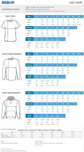 Gildan Premium Cotton T Shirt Size Chart Rldm