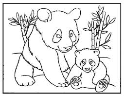 Panda Bear Coloring Pages In 2020 Panda Coloring Pages Bear Coloring Pages Horse Coloring Pages