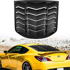 Maybe you would like to learn more about one of these? Buy E Cowlboy Rear Window Louvers For Hyundai Genesis Coupe 2010 2011 2012 2013 2014 2015 2016 Windshield Sun Shade Cover Matte Black Online In Turkey B087873vyq