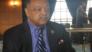 Rev. Jesse Jackson speaks at University of Michigan anti-Trump rally