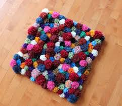 Diy Wohnideen Teppich Oder Fussmatte Selbst Basteln Diy Teppiche Bommel Machen Bommel Teppich