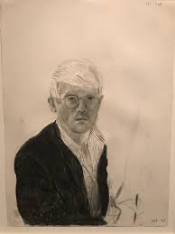 David Hockney Self Portrait 30th September 1983 Charcoal On Paper David Hockney David Hockney Portraits Hockney