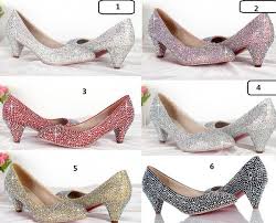 Mooielagehakken Blingbling Bergkristal Trouwschoenen Pumps Hakken Maat 33 34 35 41 Schoenen Dames Trouwschoenen Sleehakken