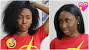 Medium Length Flat Ironed Natural Hair