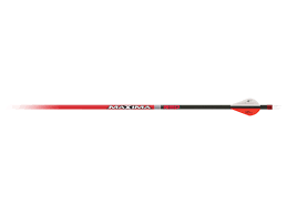 Carbon Express Maxima Red 350 Carbon Arrow 2 Blazer Vanes Black Pack