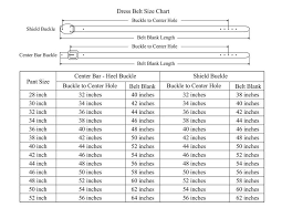 Belt Sizing Chart Belt Size Chart Leather Jewelry