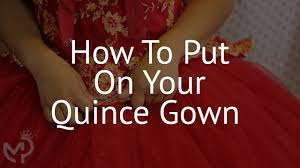 Showing two different methods for sewing th. How To Put A Dress On Mi Padrino Dress Tips